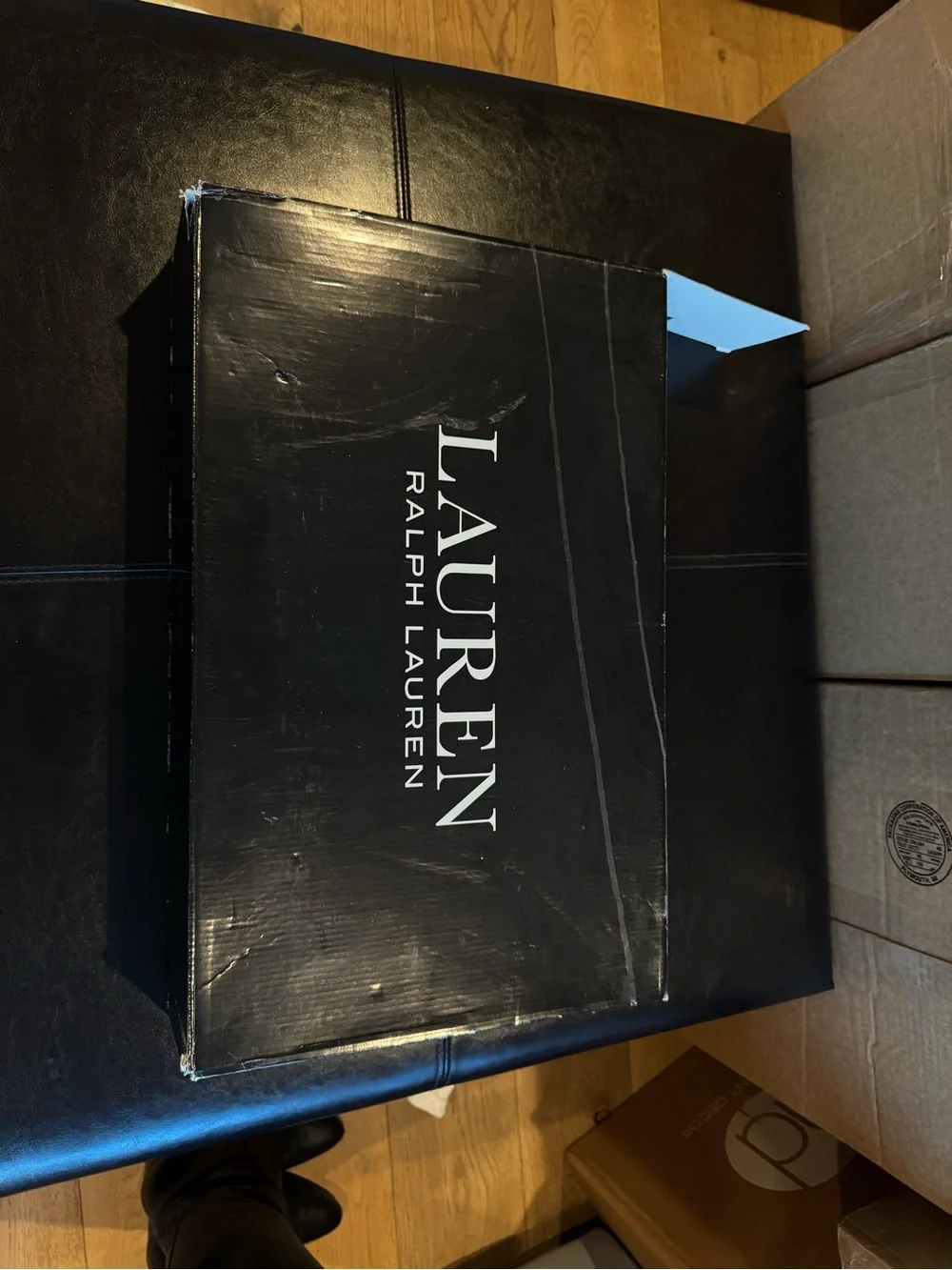 Ralph Lauren Chestnut Brown Riding Leather Boots